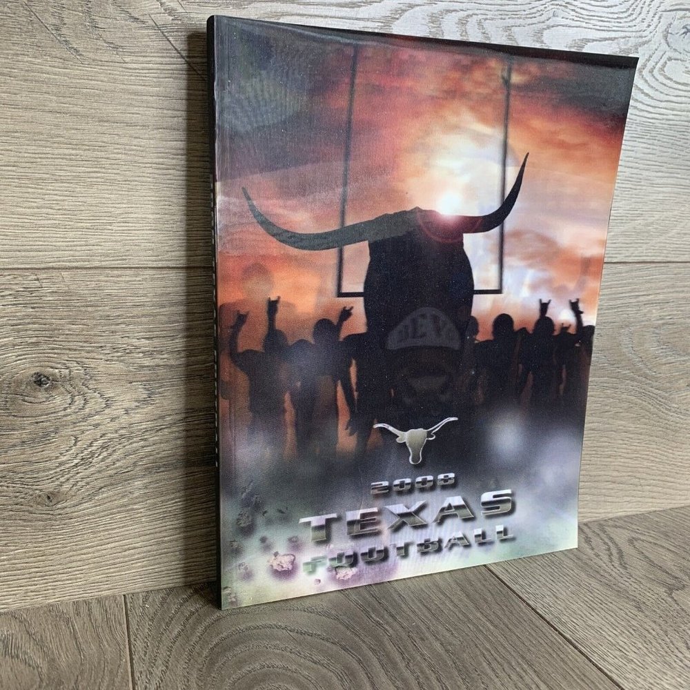 2008 Texas Football Media Guide Holographic Cover Colt McCoy UT Longhorns - Picture 2 of 11